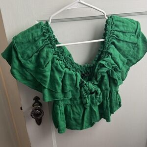Green Women's Top